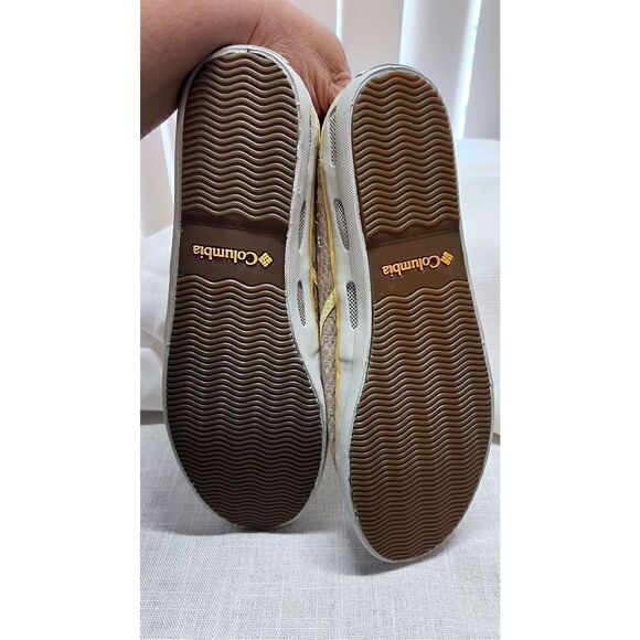 COLUMBIA VULC N VENT TEXTILE TRAINERS YELLOW WOMENS SZ 8.5 - Picture 12 of 12